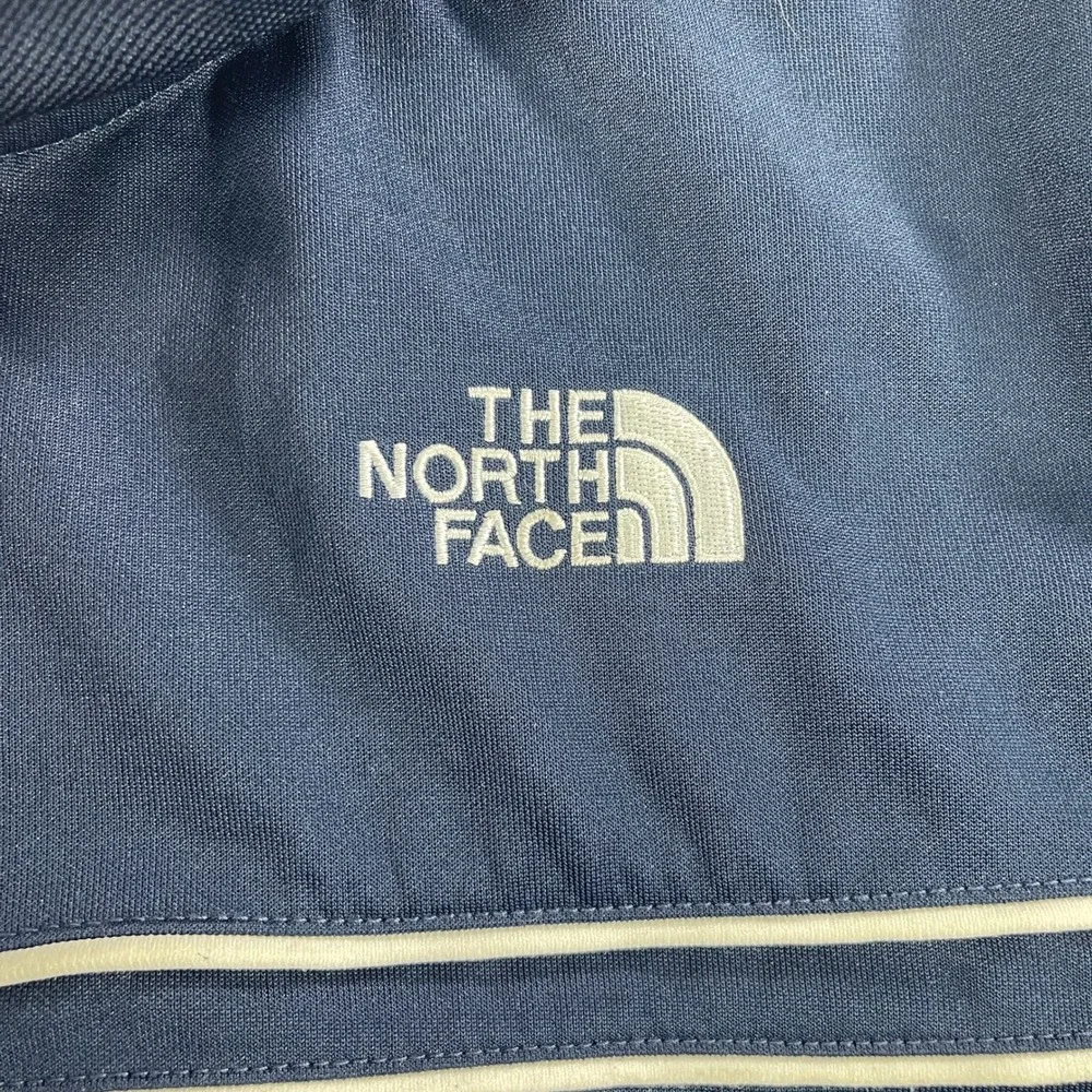 The North Face Mens X-Large Navy Blue Track Jacket Full Zip Piping‎ Logo